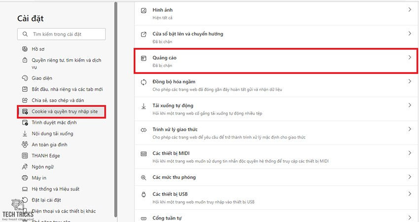 Cách chặn quảng cáo trên Microsoft Edge