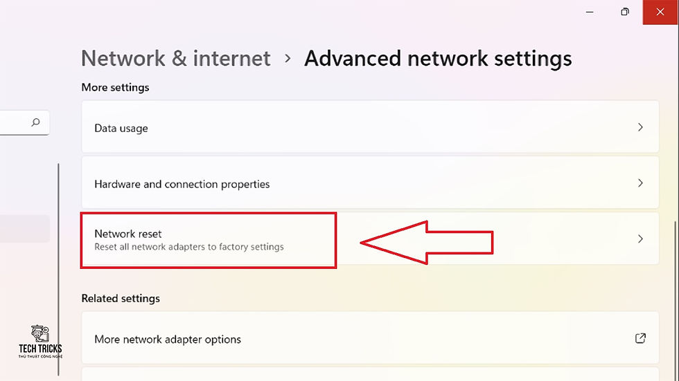 Khắc phục sự cố Wifi trên Windows 11