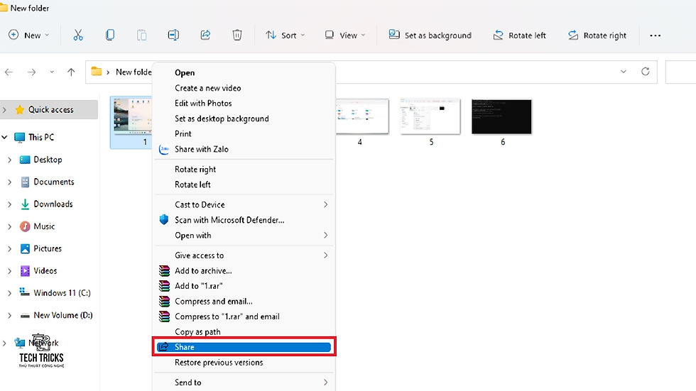 Cách bật và sử dụng Nearby Sharing trên Windows 11