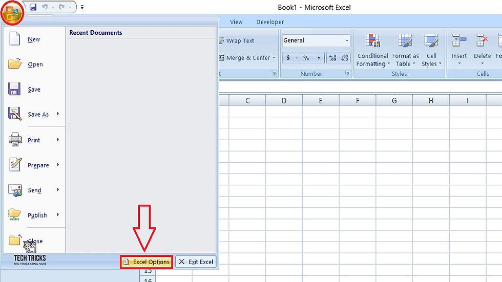 Cách tắt tính năng gợi ý nội dung trong Excel