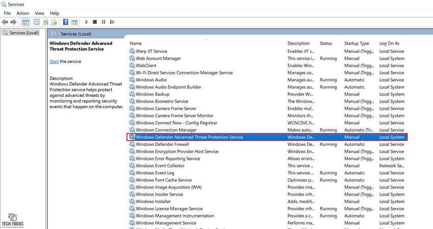 sửa lỗi 0x800700AA của Windows Defender