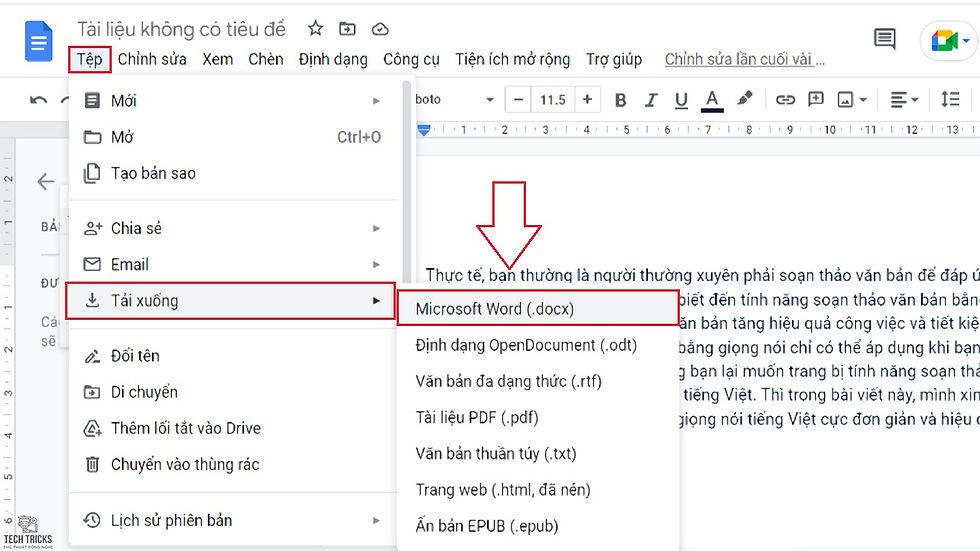 Cách soạn thảo văn bản bằng giọng nói tiếng Việt