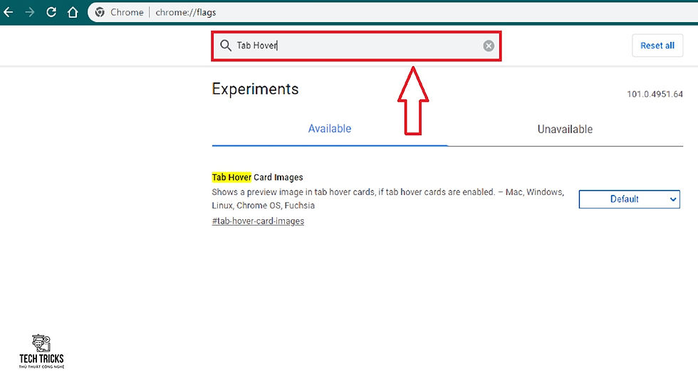 Cách bật tính năng Tab Preview trên Google