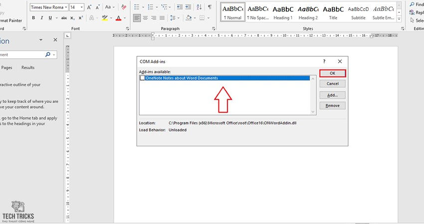 Khắc phục lỗi Not Responding trong Word