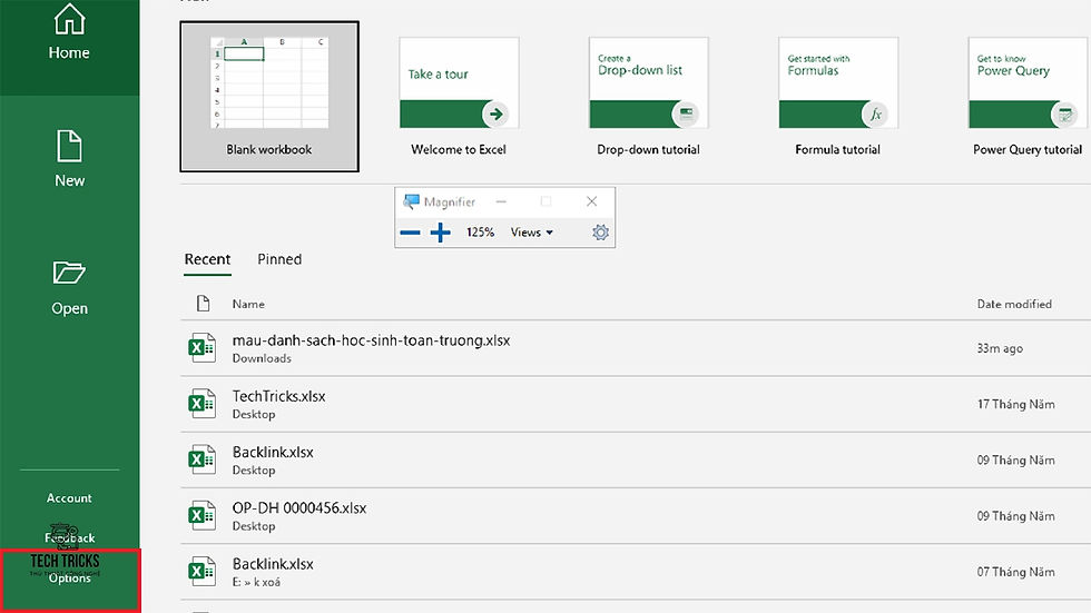 Cách tắt tính năng gợi ý nội dung trong Excel