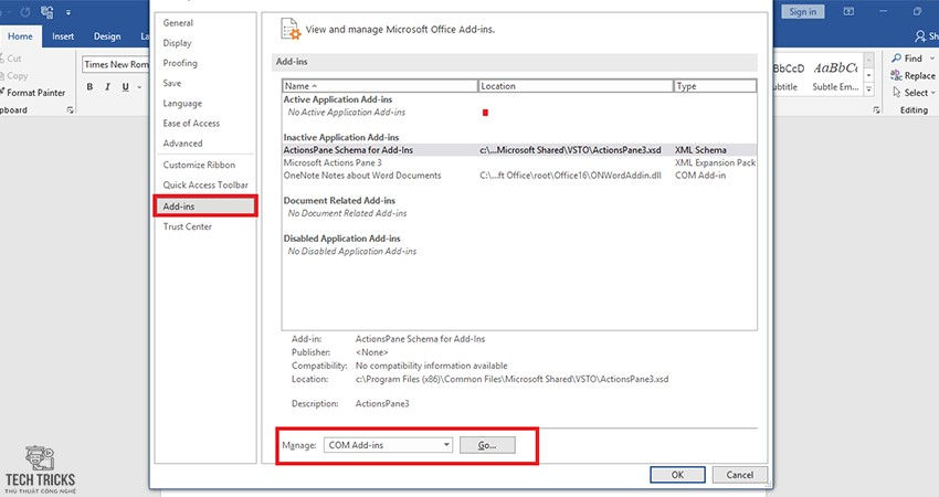 Khắc phục lỗi Not Responding trong Word