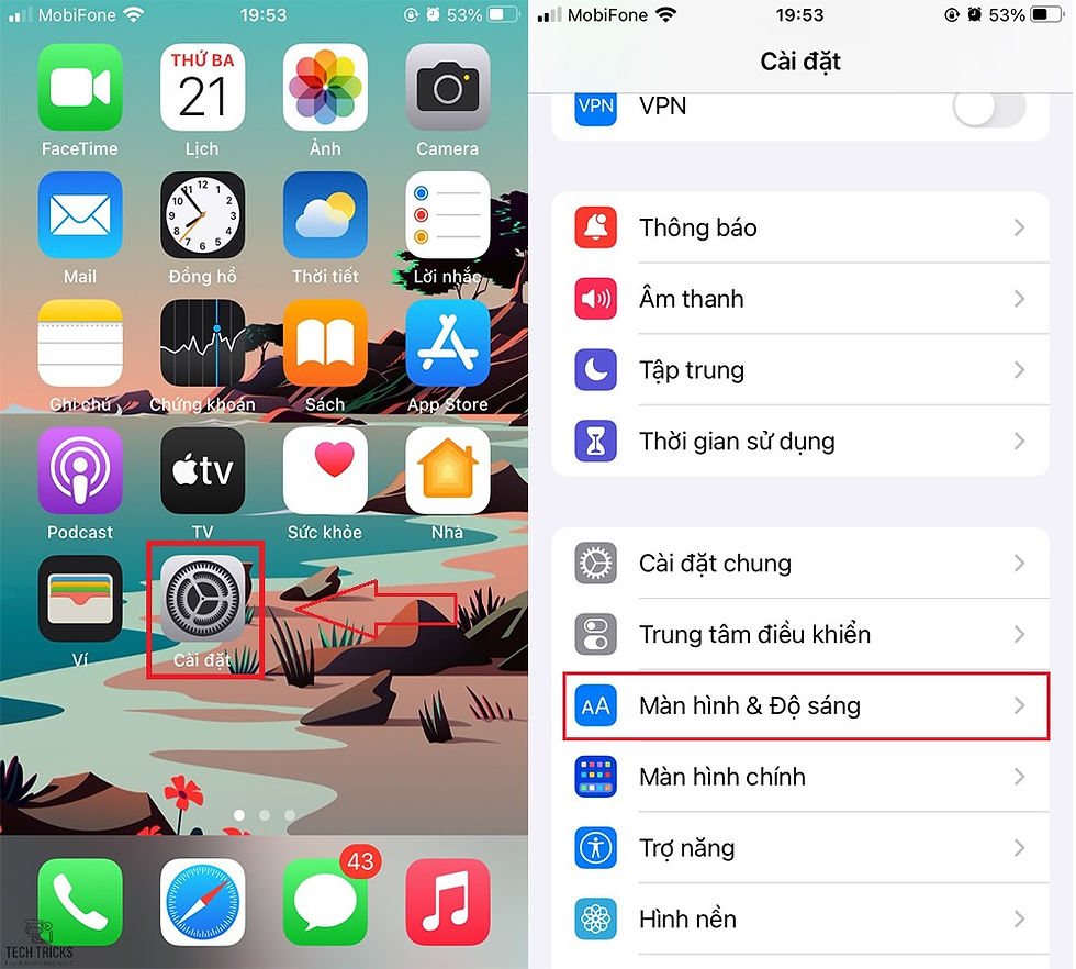 Cách tăng kích thước bàn phím trên iPhone