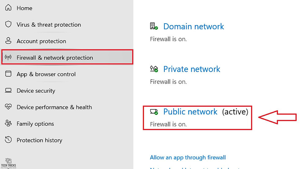 Cách tắt tính năng Windows Firewall trên Windows 11