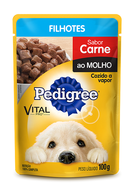 Sachê Pedigree Filhote Carne 100g