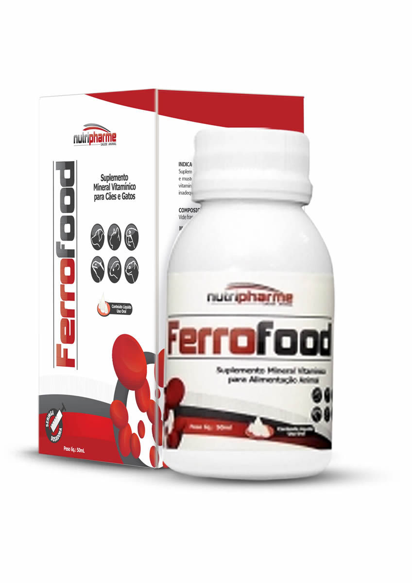 ferro food c/30 comprimido
