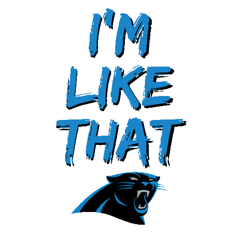 Football Nfl Sticker by Carolina Panthers.gif
