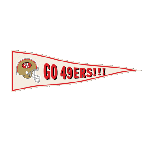 Football Sport Sticker by San Francisco 49ers (1).gif