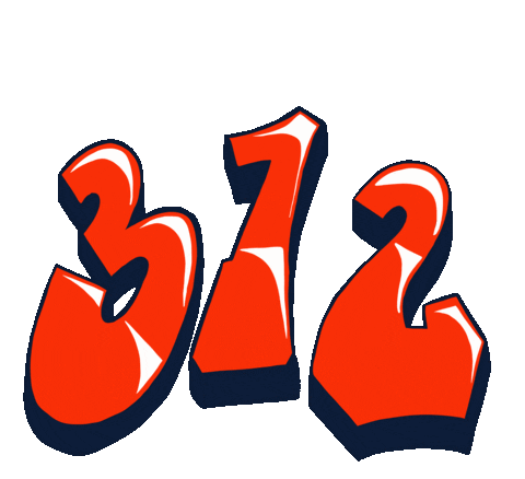 Area Code Football Sticker by Chicago Bears.gif