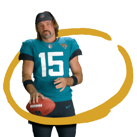 Gardner Minshew Ii Sport Sticker by Jacksonville Jaguars.gif