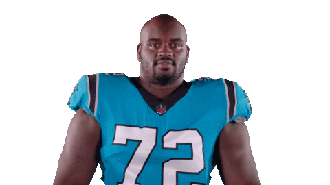 Happy National Football League Sticker by Carolina Panthers.gif