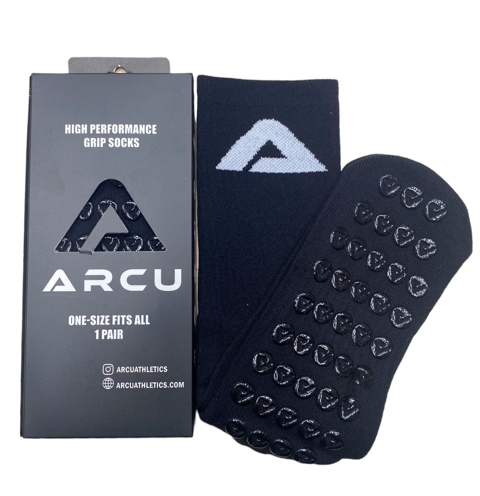 ARCU High Performance Grip Socks - Black