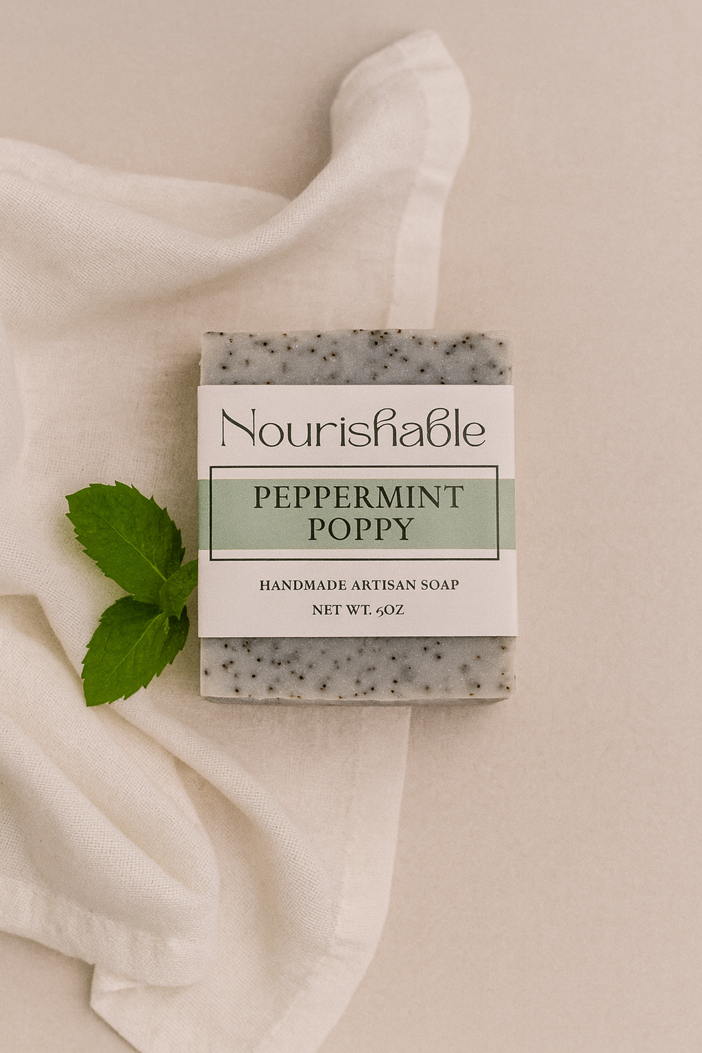 Peppermint Poppy Soap