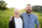 Client with a family member