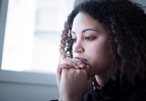 trauma sad and lonely girl