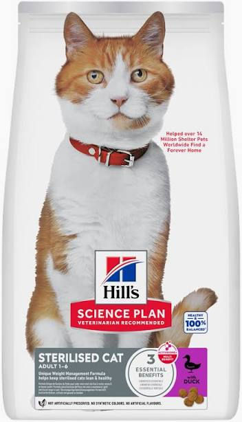 HILLS CHAT STERILISED CANARD 3 KG