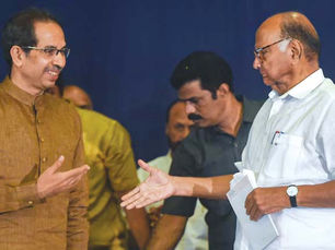 Warring MVA allies take their fight to Pawar