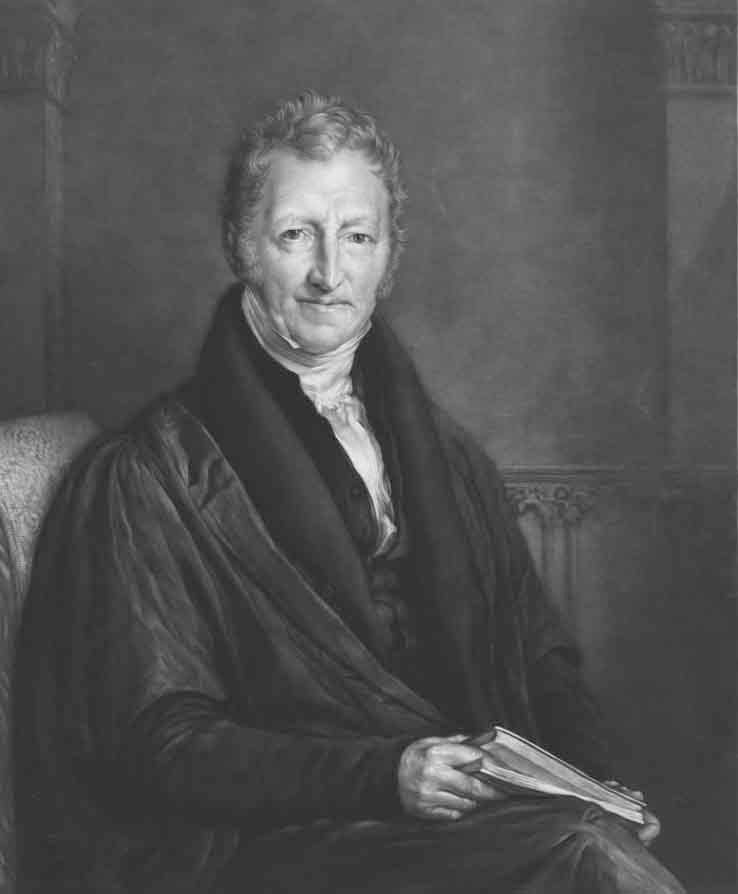Malthus, Prophet of too many mouths, in an age of too few workers.