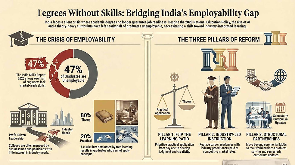 Degrees Without Skills: India’s Silent Crisis