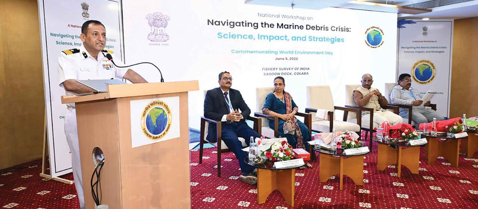 Monsoon drives 46pc of India’s marine plastic