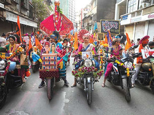 Marathi pride replaces ‘Jai Shri Ram’