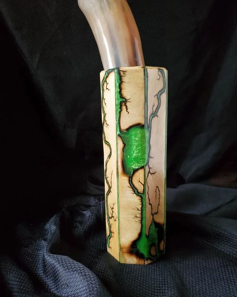 Thumbnail: Viking Drinking Horn with Stand