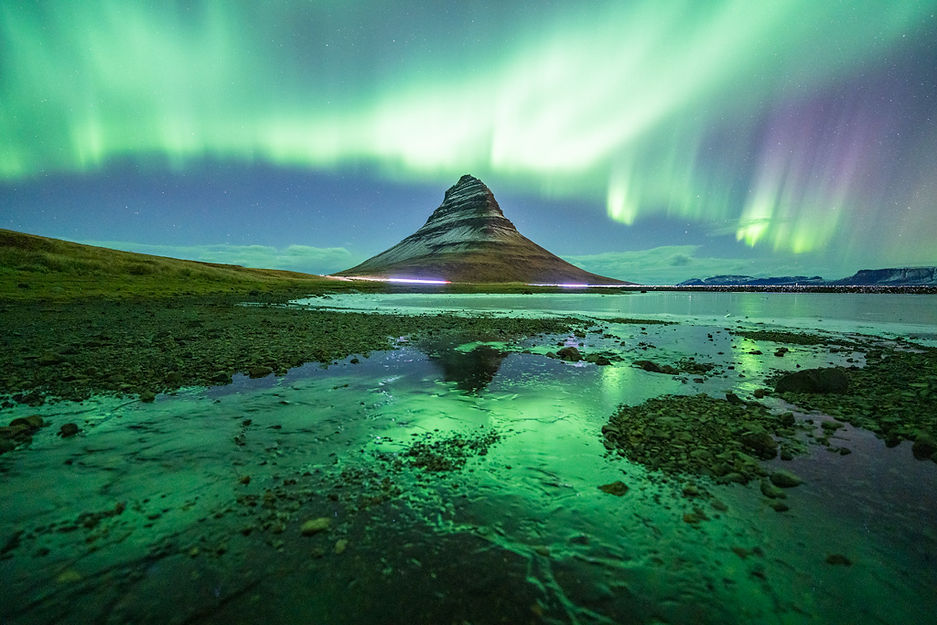 Aurora at Kirkjufell