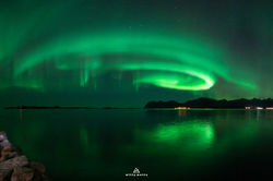 Senja Island with Northern Lights