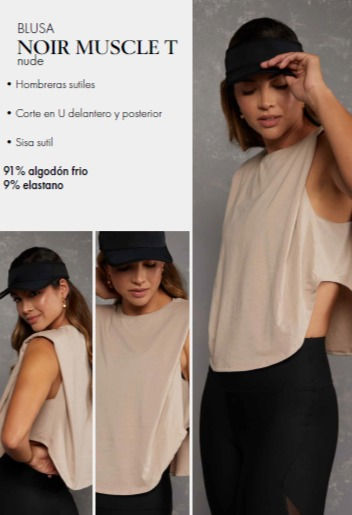 Thumbnail: Blusa Noir Muscle T nude