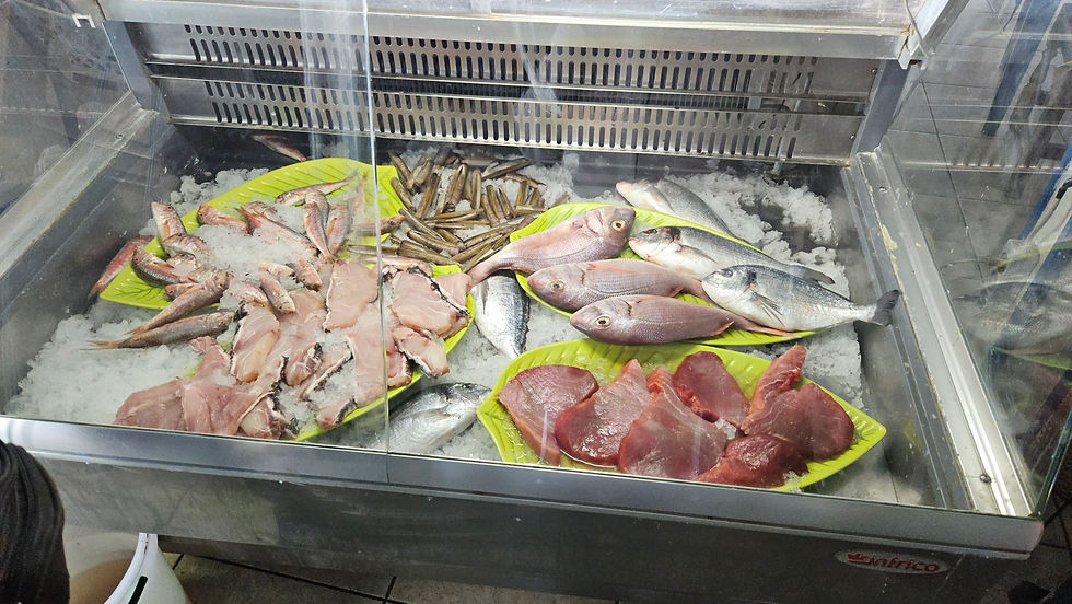 Vlaamse frieten en verse vis