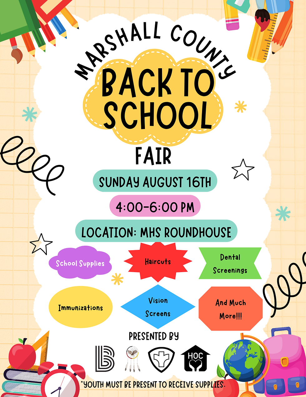 Marshall County Back to School Fair | Feria de Regreso a Clases del Condado de Marshall
