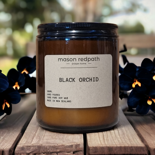 Black Orchid Candle MasonRedpath