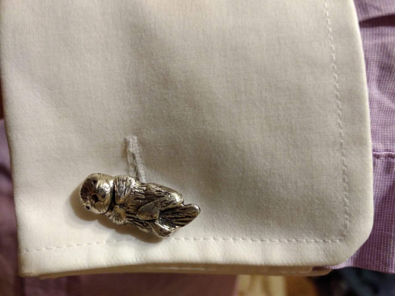 Cufflinks "Sea-otter"