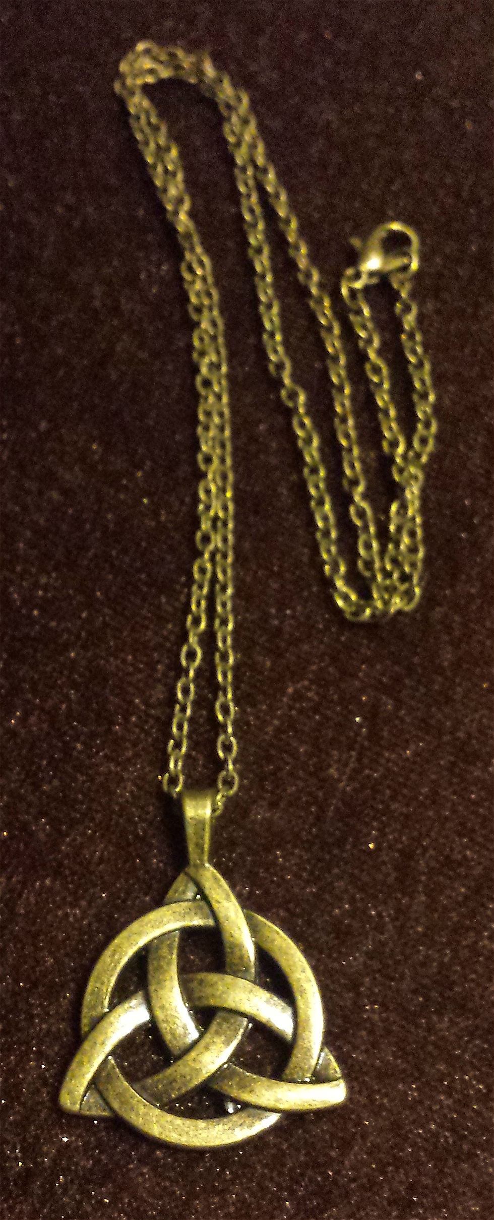 Thumbnail: Antique Bronze Triquet Charm