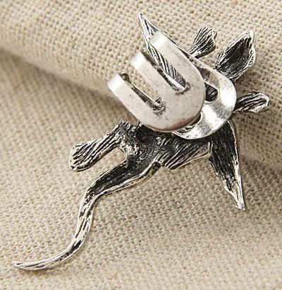 Thumbnail: Winged Reptile Clip Earring