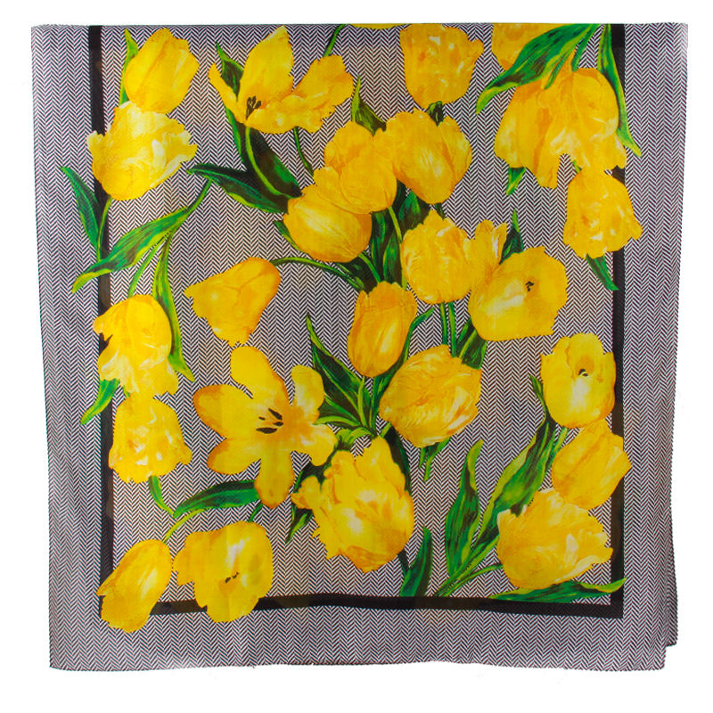Thumbnail: Tulip Shawl 90x180cm - 100%Silk