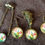 Thumbnail: Antique Bronze 3 Tulips Set