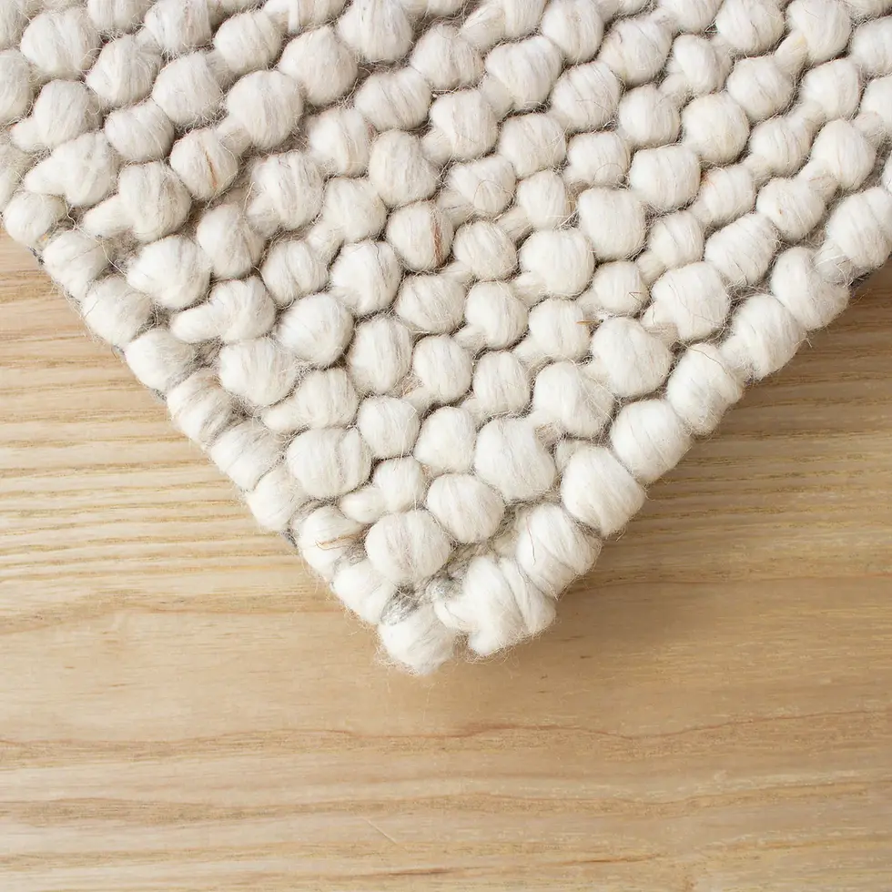 Thumbnail: SR Tundra Ivory Loop Floor Rug