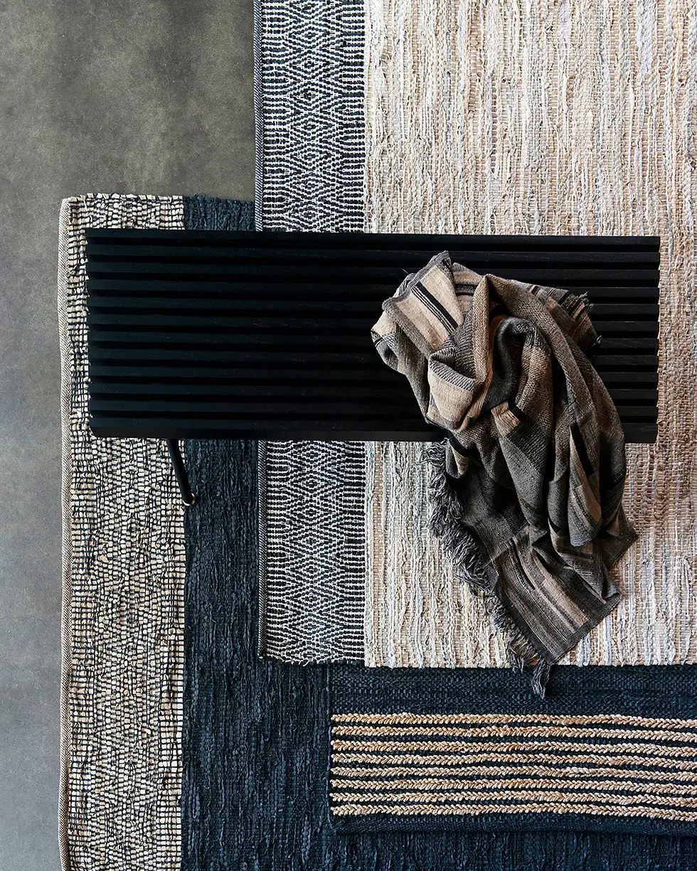 Thumbnail: FR Bogota Leather & Hemp Rug