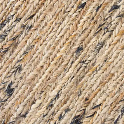 Thumbnail: SR Brydon Charcoal Hemp Floor Rug