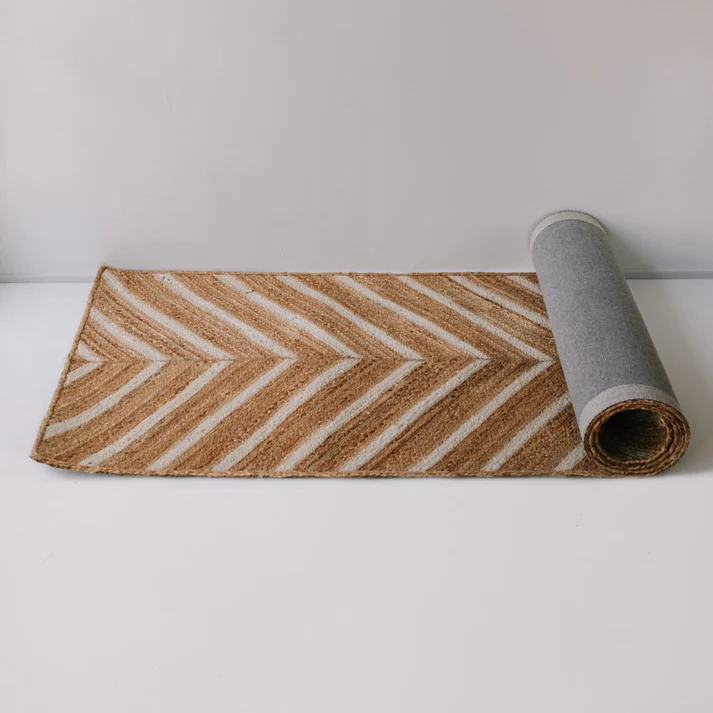 SF Chevron Jute Runner Norca Rug Co.