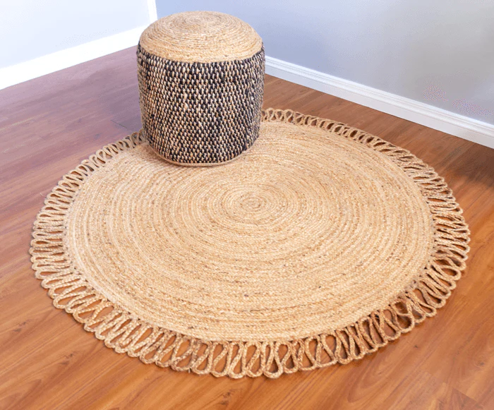 RH Braided Round Jute Norca Rug Co.