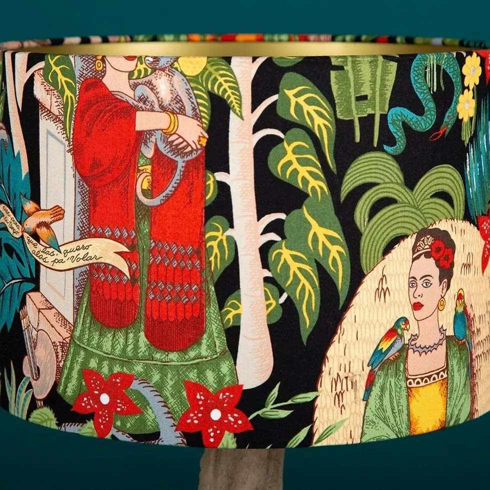 Thumbnail: Luxe Lampshade - Frida in the Garden