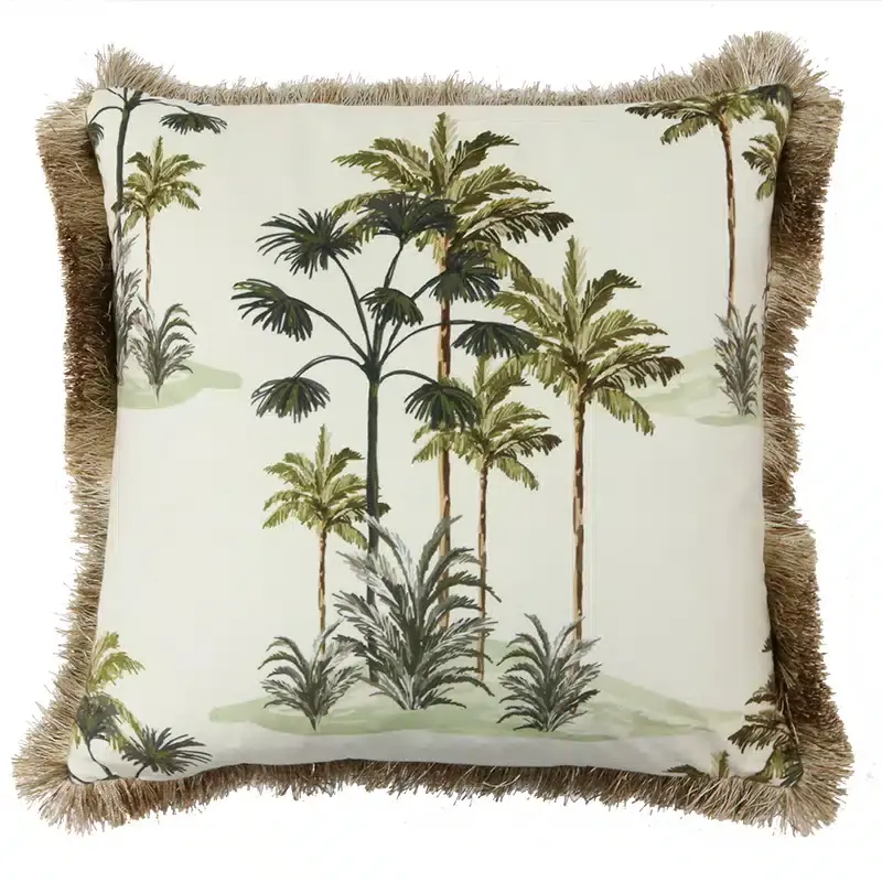 LF  Palm Tree Velvet Cushion