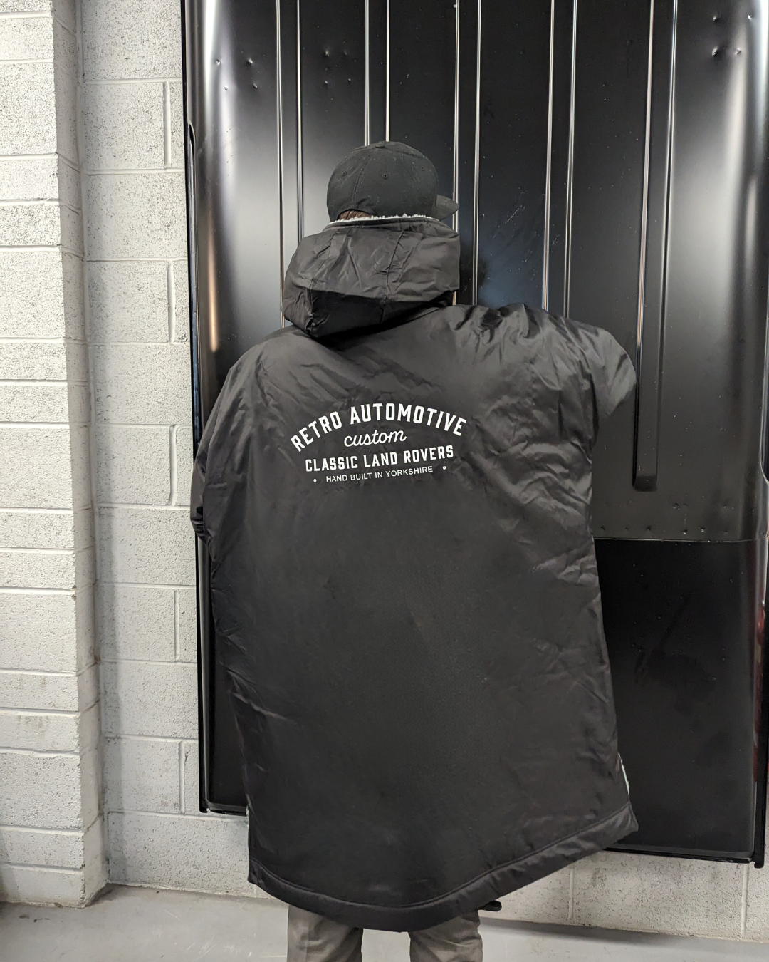 Retro Black Dry Robe