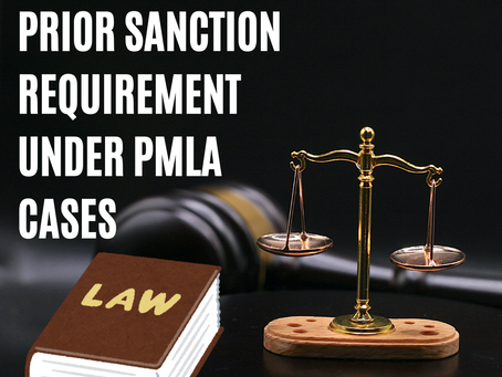 🔑197 CrPC REQUIREMENTS IN PMLA CASES